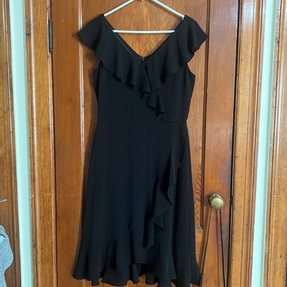 London times black cocktail dress
